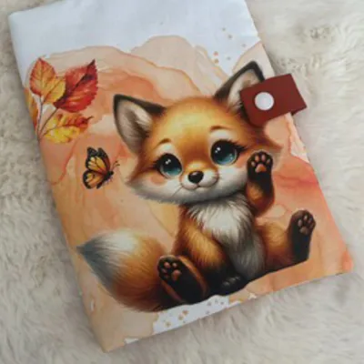 Protège carnet de santé renard 